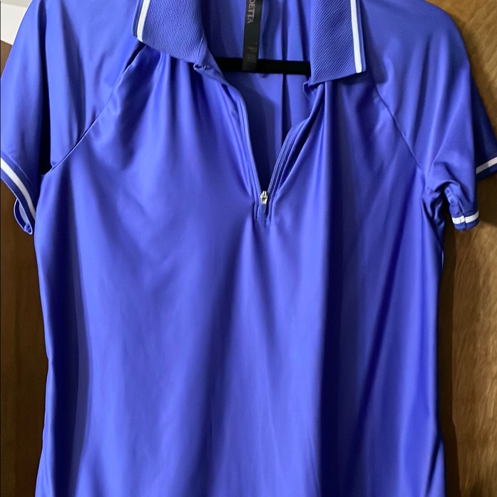 Mondetta Blue Fitted Polo Jersey